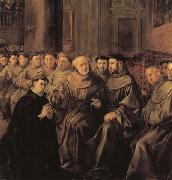 Francisco de herrera the elder St.Bonaventure Receiving the Habit of St.Francis painting